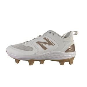 New Balance Fresh Foam Velo V3 Molded Softball Fastpitch SPVELOA3 8 White Yellow